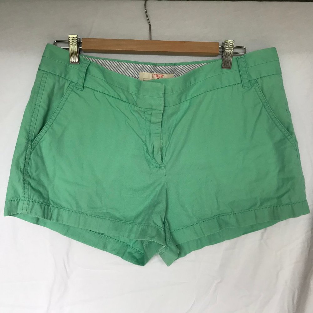 J. Crew Mint Green Chino Shorts